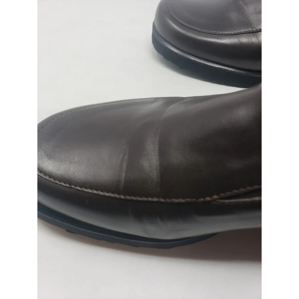 Taryn Rose Loafer Penelope Nappa 38/8 Slip On Leather Comfort Shoes Brown Italy